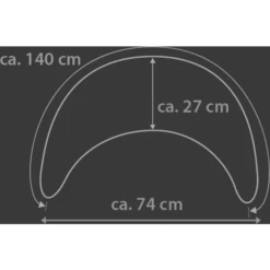 THERALINE Hoes Voor Pluche Maan Donkerblauw -Beddengoed Verkoopwinkel theraline hoes voor pluche maan donkerblauw a360702 3