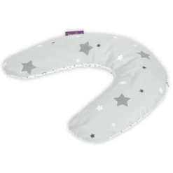 Träumeland Zijkussenhoes Grijs Sterren -Beddengoed Verkoopwinkel traeumeland zijkussenhoes grijs sterren a171553 3