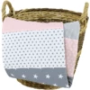 Ullenboom Baby Deken & Knuffeldeken 100X140 Cm Grijs Rosa
