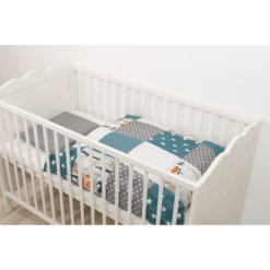Ullenboom Babybeddenset Voor Bosdieren Petrol 80 X 80 Cm + 35 X 40 Cm + 35 X 40 Cm -Beddengoed Verkoopwinkel ullenboom babybeddenset voor bosdieren petrol 80 x 80 cm 35 x 40 cm 35 x 40 cm a267578 3