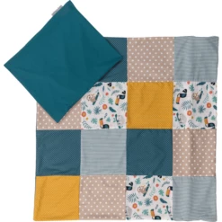 Ullenboom Beddengoedset 80x80 Cm En Kussensloop 35x40 Cm - Jungle -Beddengoed Verkoopwinkel ullenboom beddengoedset 80x80 cm en kussensloop 35x40 cm jungle a365370 3