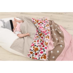 Ullenboom Deken 70x100cm Sand Eekhoorntjes -Beddengoed Verkoopwinkel ullenboom deken 70x100cm sand eekhoorntjes a279517 3