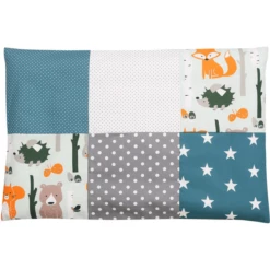 Ullenboom Kinder Beddengoed Bosdieren Petrol 135 X 100 Cm + 40 X 60 Cm -Beddengoed Verkoopwinkel ullenboom kinder beddengoed bosdieren petrol 135 x 100 cm 40 x 60 cm a267607 4