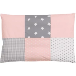 Ullenboom Kinder Beddengoed Roze Grijs 135 X 100 Cm + 40 X 60 Cm -Beddengoed Verkoopwinkel ullenboom kinder beddengoed roze grijs 135 x 100 cm 40 x 60 cm a267603 4