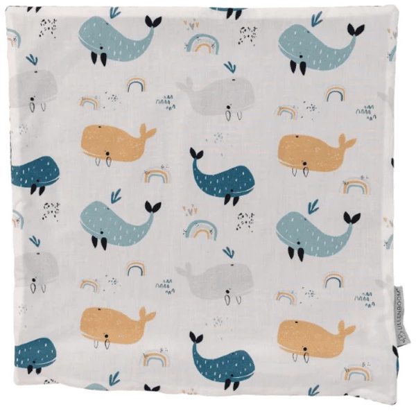 Ullenboom Kussenovertrek Blue Whales 40 X 40 Cm 3 Ullenboom Kussenovertrek Blue Whales 40 X 40 Cm - Afbeelding 3
