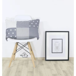 Ullenboom Patchwork Kussensloop 40 X 60 Cm Grijze Sterren -Beddengoed Verkoopwinkel ullenboom patchwork kussensloop 40 x 60 cm grijze sterren a268249 3