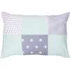 Ullenboom Patchwork Kussensloop 40 X 60 Cm Mint Grijs