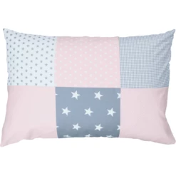 Ullenboom Patchwork Kussensloop 40 X 60 Cm Roze Grijs -Beddengoed Verkoopwinkel ullenboom patchwork kussensloop 40 x 60 cm roze grijs a268254 4