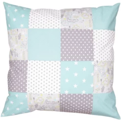Ullenboom Patchwork Kussensloop 80 X 80 Cm Safari Pepermunt -Beddengoed Verkoopwinkel ullenboom patchwork kussensloop 80 x 80 cm safari pepermunt a300814 4