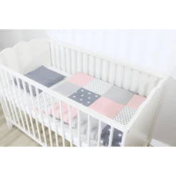 Ullenboom Rosa Set Babylakenset Grijs 80 X 80 Cm + 35 X 40 Cm + 35 X 40 Cm -Beddengoed Verkoopwinkel ullenboom rosa set babylakenset grijs 80 x 80 cm 35 x 40 cm 35 x 40 cm a267571 3