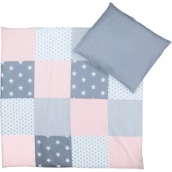 Ullenboom Rosa Set Babylakenset Grijs 80 X 80 Cm + 35 X 40 Cm + 35 X 40 Cm -Beddengoed Verkoopwinkel ullenboom rosa set babylakenset grijs 80 x 80 cm 35 x 40 cm 35 x 40 cm a267571 4