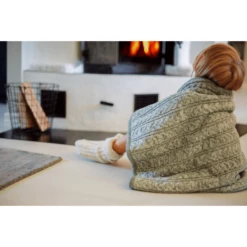 VINTER& BLOOM Deken Cuddly Green Melange -Beddengoed Verkoopwinkel vinter bloom deken cuddly green melange a379660 3