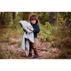 VINTER& BLOOM Deken Cuddly Grijs Melange -Beddengoed Verkoopwinkel vinter bloom deken cuddly grijs melange a379657 4