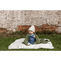 VINTER& BLOOM Deken Joy Olive Green -Beddengoed Verkoopwinkel vinter bloom deken joy olive green a383081 3